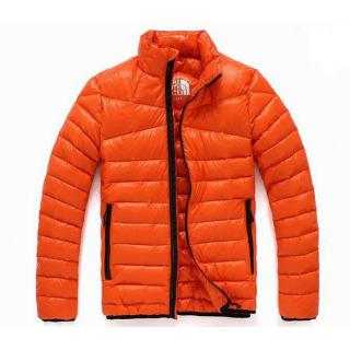 Doudoune The North Face Orange Pour Homme Pas Cher